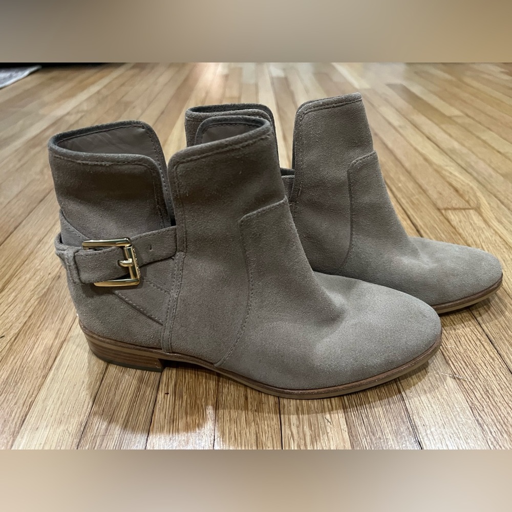 Michael Kors - Khaki Suede Salem Bootie - 6M
